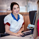 Receptie ontvangst patient