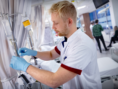 Immuuntherapie infuus sander de Bruin dagbehandeling