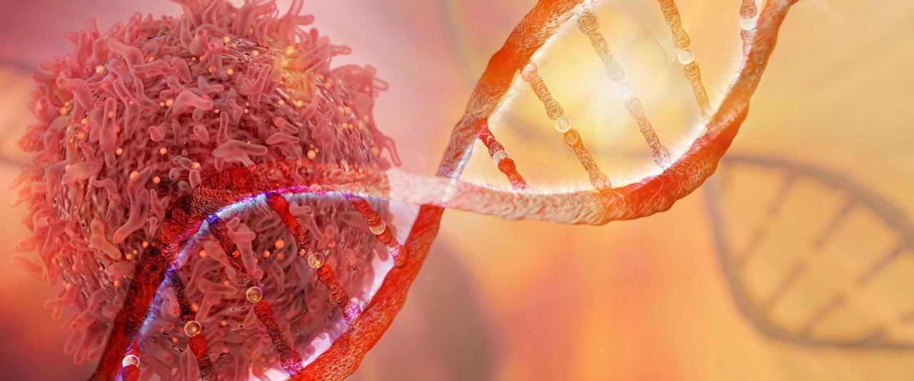 DNA Kanker Onderzoek En Behandeling Stockphoto