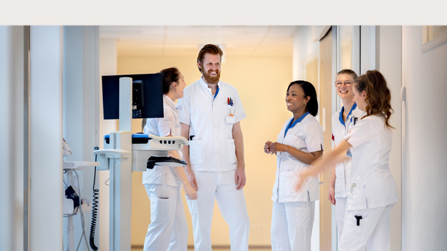 Banner Homepage verpleegkundigen in het Antoni van Leeuwenhoek