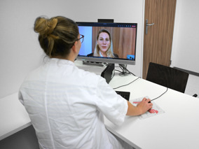 Videogesprek met arts