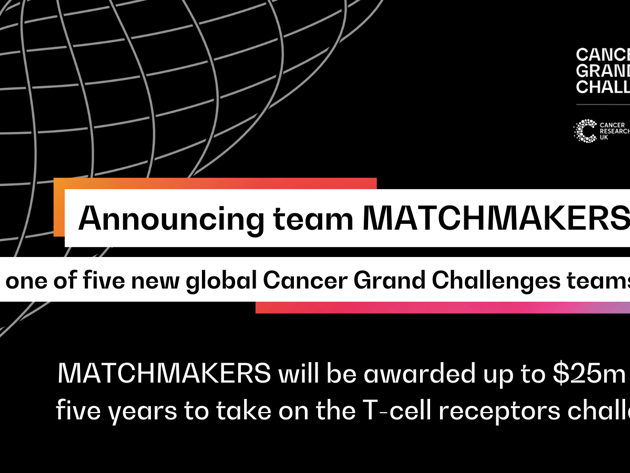 Grand Cancer Challenges announcing MATCHMAKERS